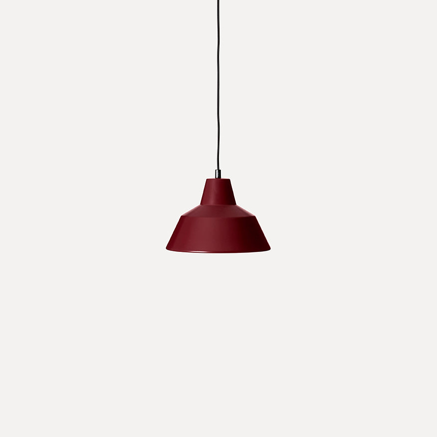 Workshop Lamp W2, Wine Red