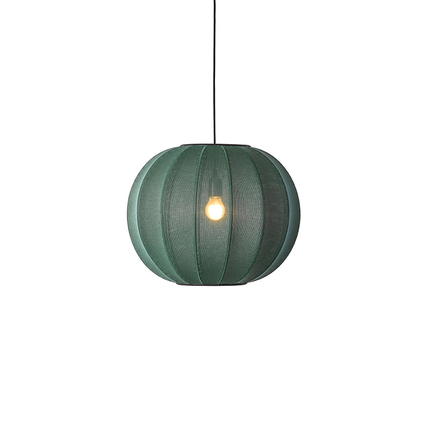 Knit-Wit 45 Round Pendant, Tweed Green