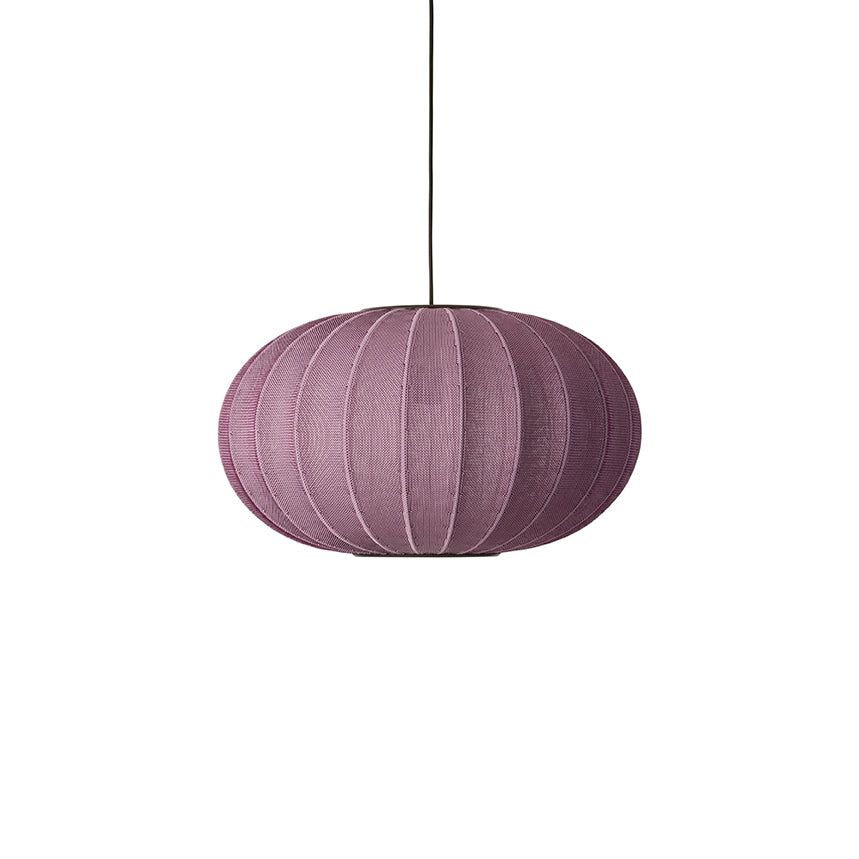 Knit-Wit 57 Oval Pendant, Burgundy