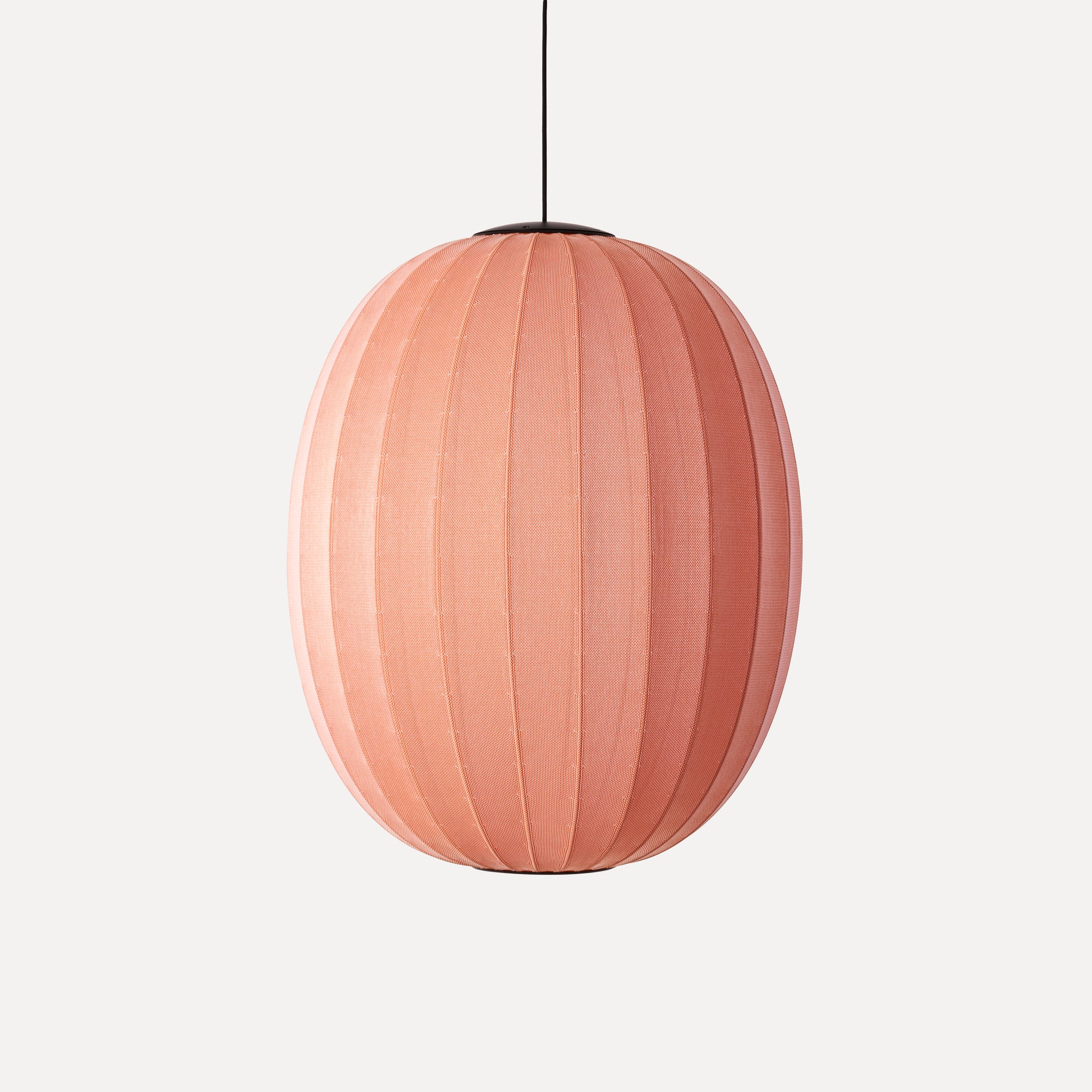 Knit-Wit 65 High Oval Pendant LED, Coral
