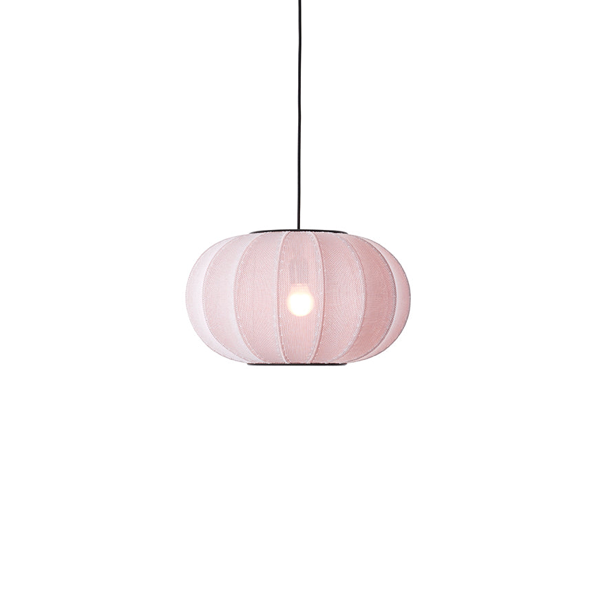 Knit-Wit 45 Oval Pendant, Light Pink