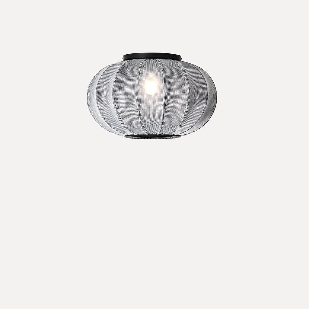 Knit-Wit 45 Oval Ceiling/Wall, Silver