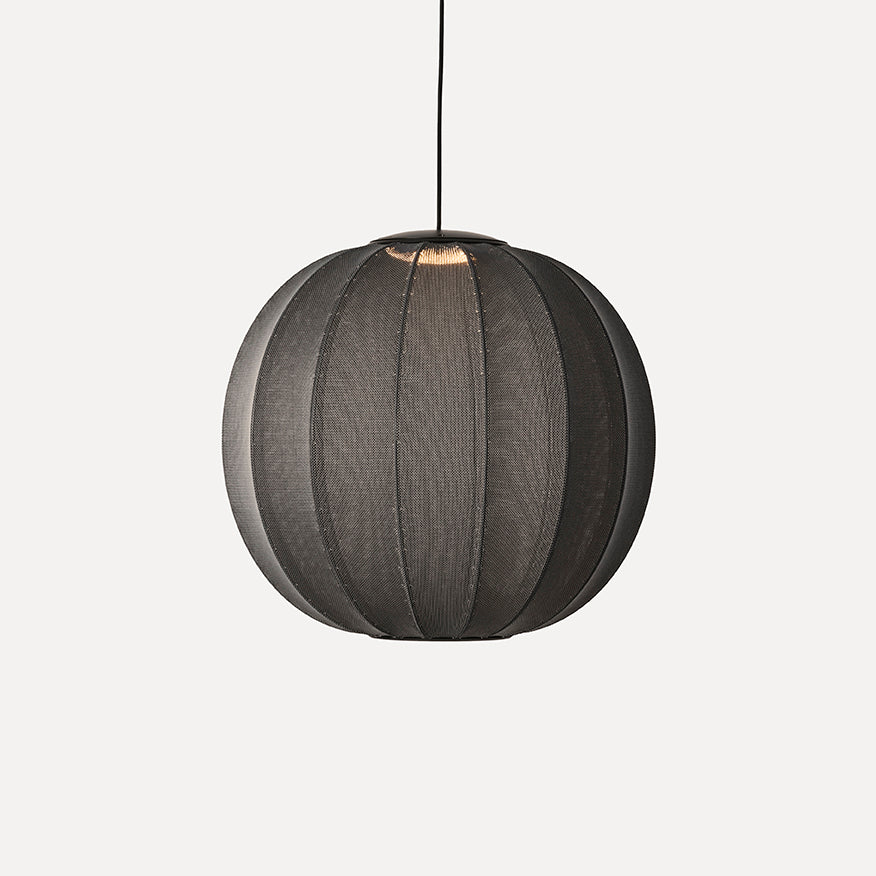 Knit-Wit 60 Round Pendant LED, Black