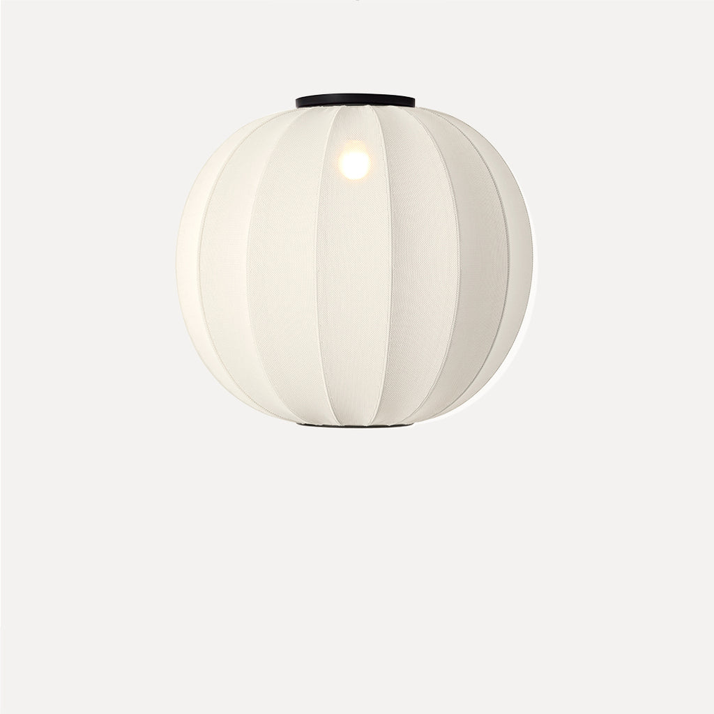 Knit-Wit 60 Round Ceiling, Pearl White