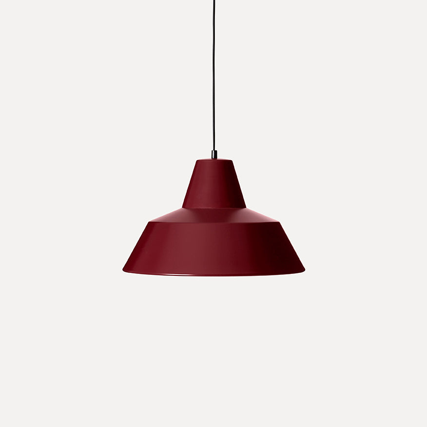 Workshop Lamp W4, Wine Red