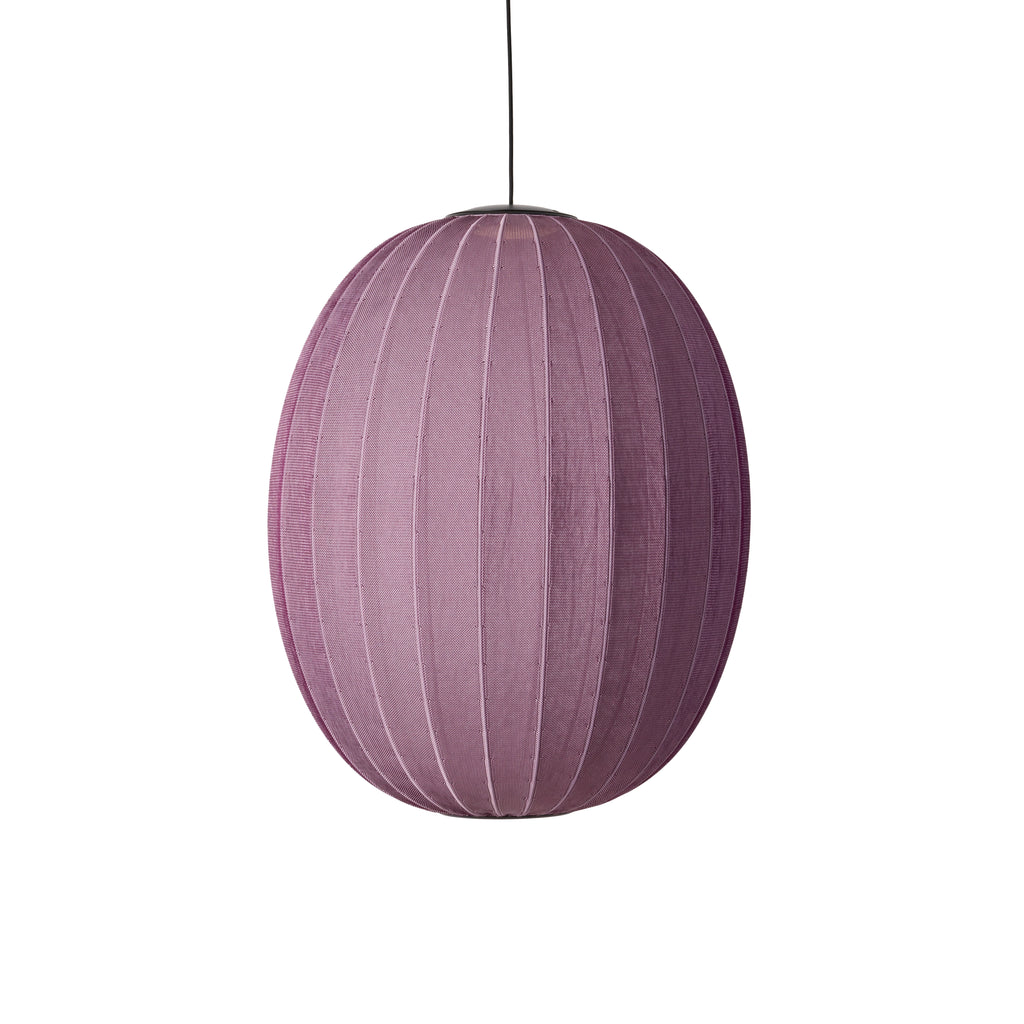 Knit-Wit 65 High Oval Pendant LED, Burgundy