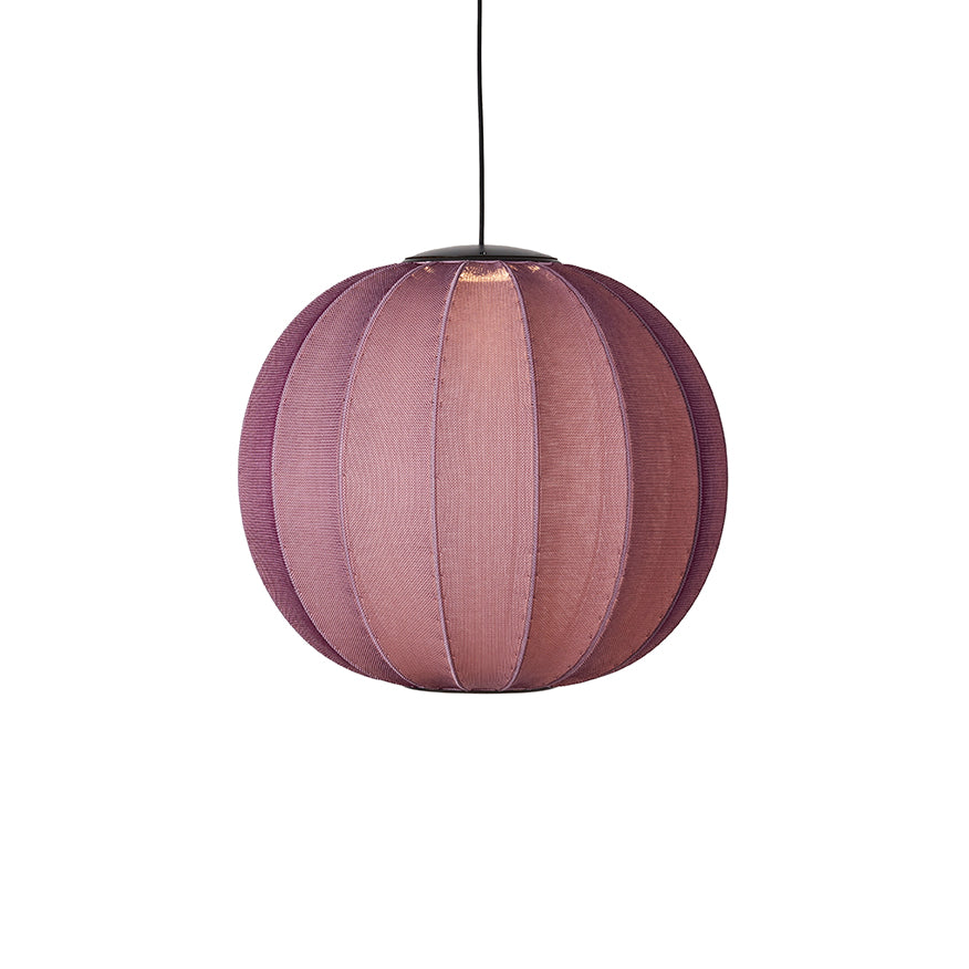 Knit-Wit 60 Round Pendant LED, Burgundy