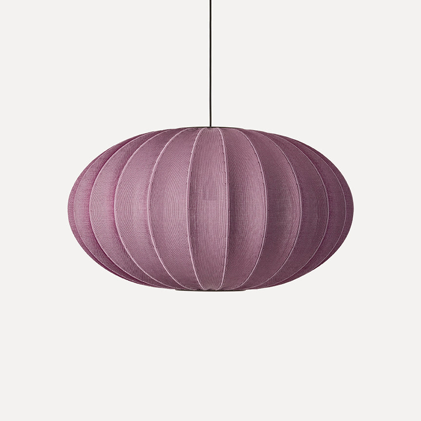 Knit-Wit 76 Oval Pendant, Burgundy