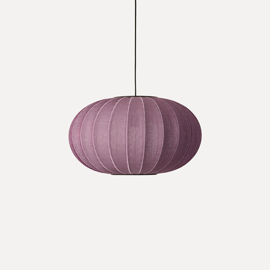 Knit-Wit 57 Oval Pendant, Burgundy