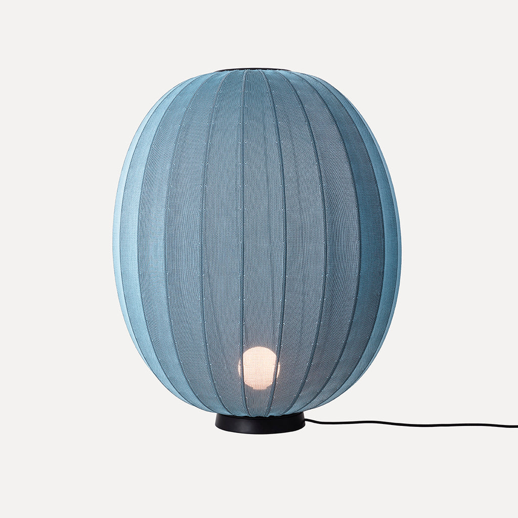 Knit-Wit 65 High Oval Floor Level, Blue Stone