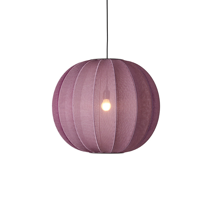 Knit-Wit 60 Round Pendant, Burgundy