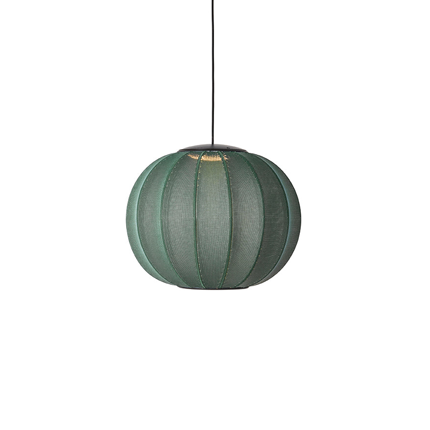 Knit-Wit 45 Round Pendant LED, Tweed Green
