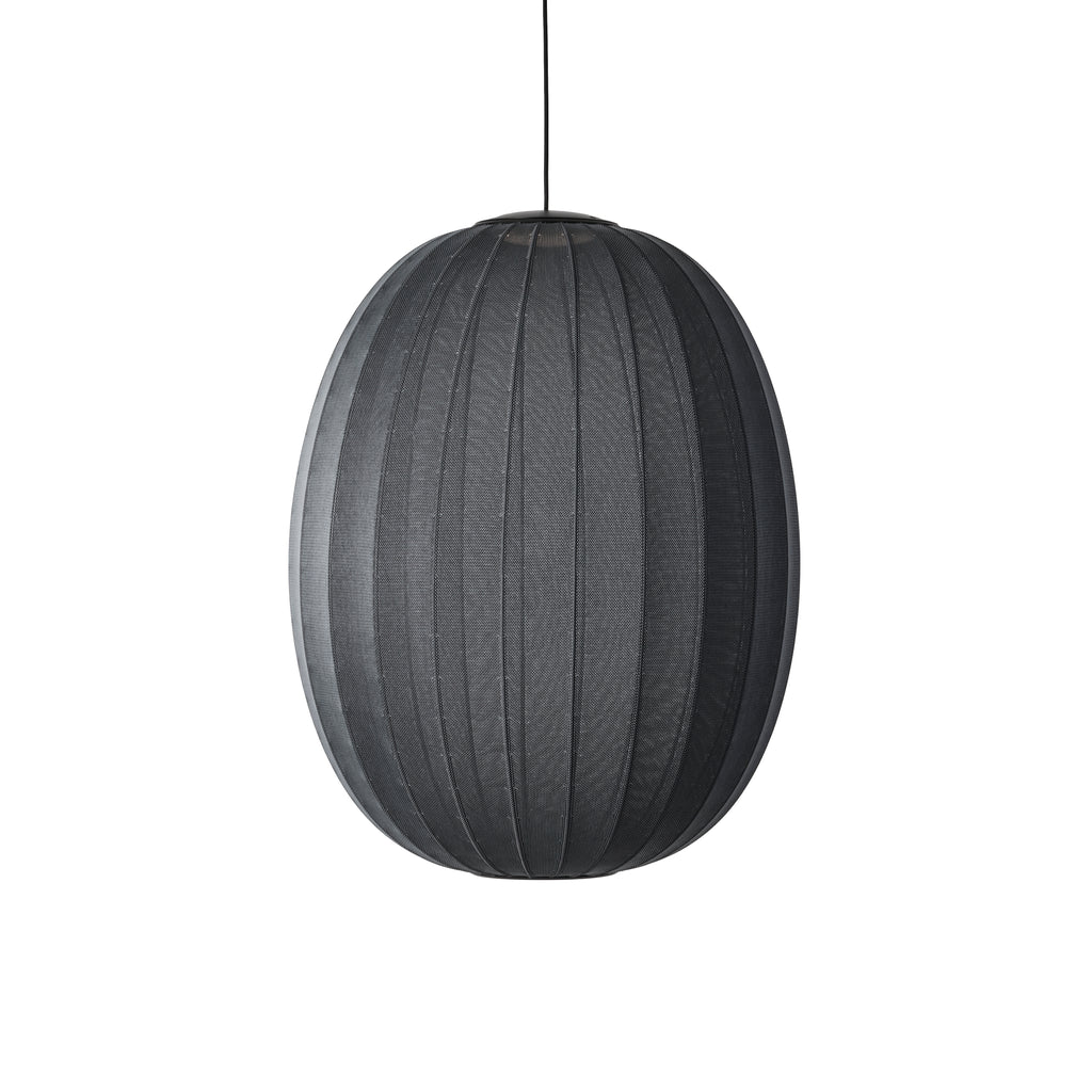 Knit-Wit 65 High Oval Pendant LED, Black