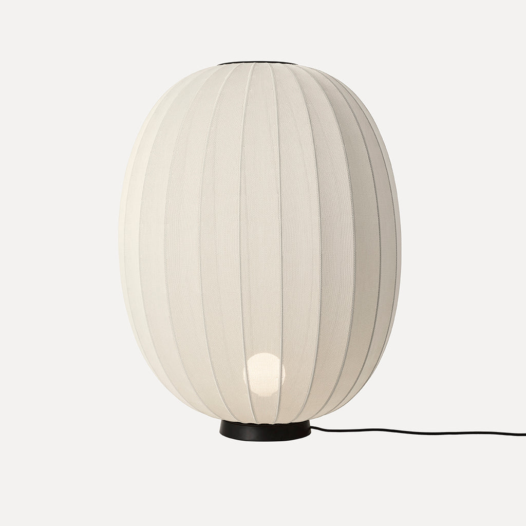 Knit-Wit 65 High Oval Floor Level, Pearl White