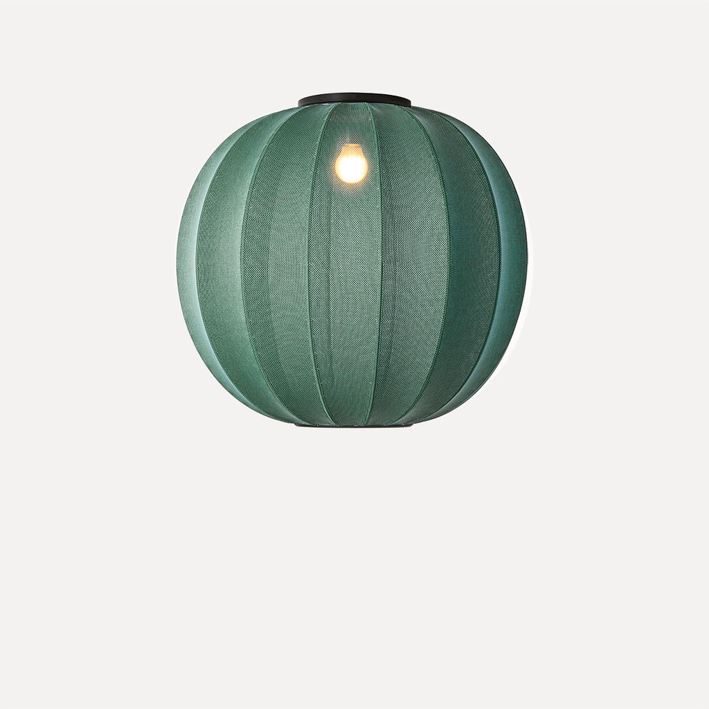 Knit-Wit 60 Round Ceiling, Tweed Green
