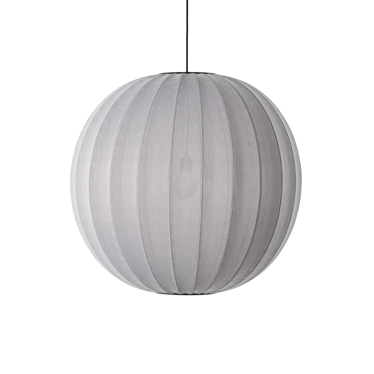 Knit-Wit 75 Round Pendant, Silver