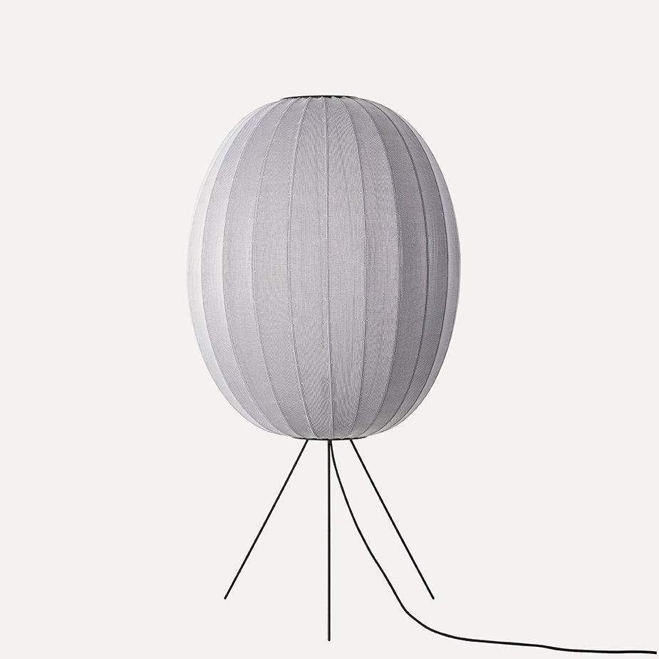 Knit-Wit 65 High Oval Floor Medium, Silver