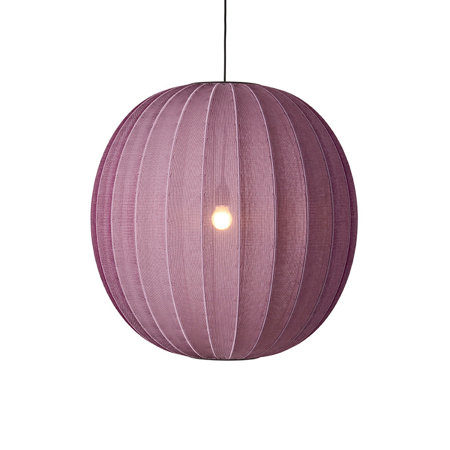 Knit-Wit 75 Round Pendant, Burgundy