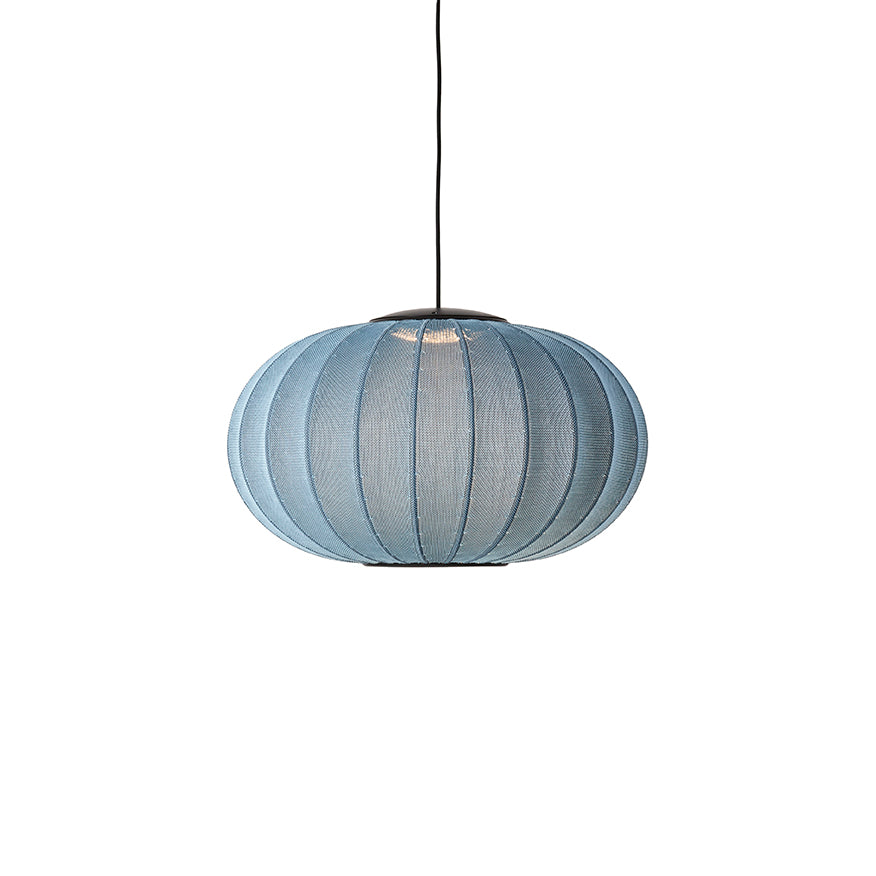 Knit-Wit 57 Oval Pendant LED, Blue Stone