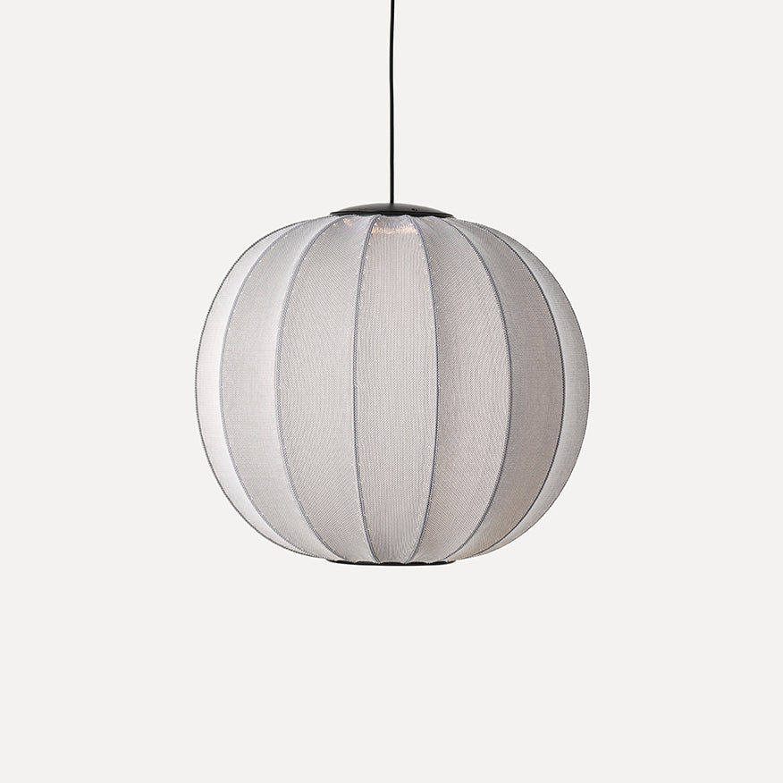 Knit-Wit 60 Round Pendant LED, Silver