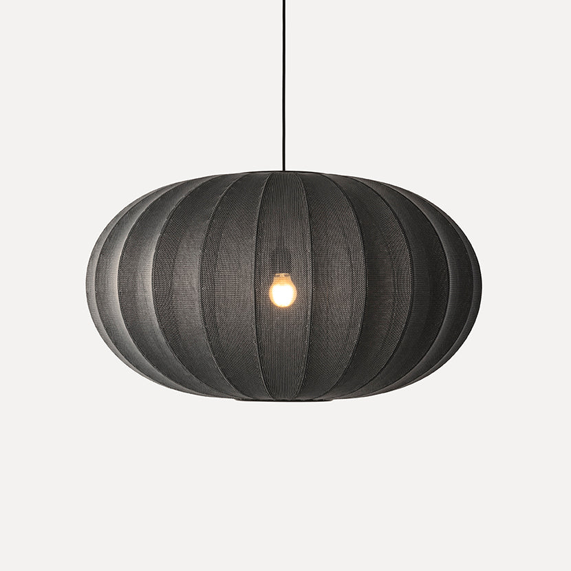 Knit-Wit 76 Oval Pendant, Black