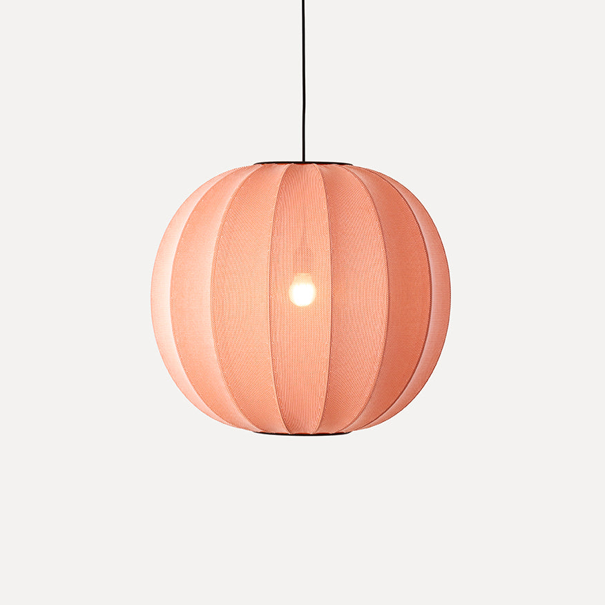 Knit-Wit 60 Round Pendant, Coral