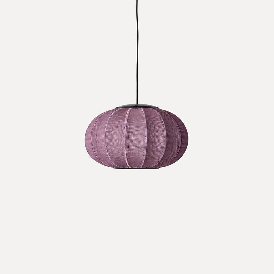 Knit-Wit 45 Oval Pendant LED, Burgundy