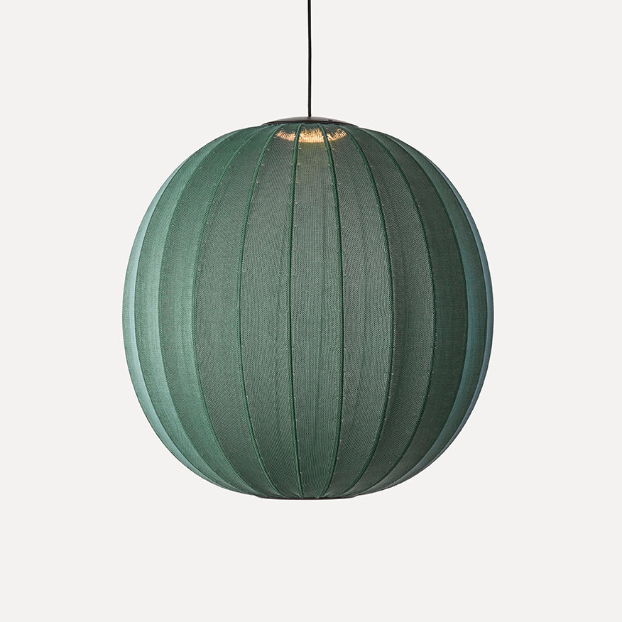 Knit-Wit 75 Round Pendant LED, Tweed Green