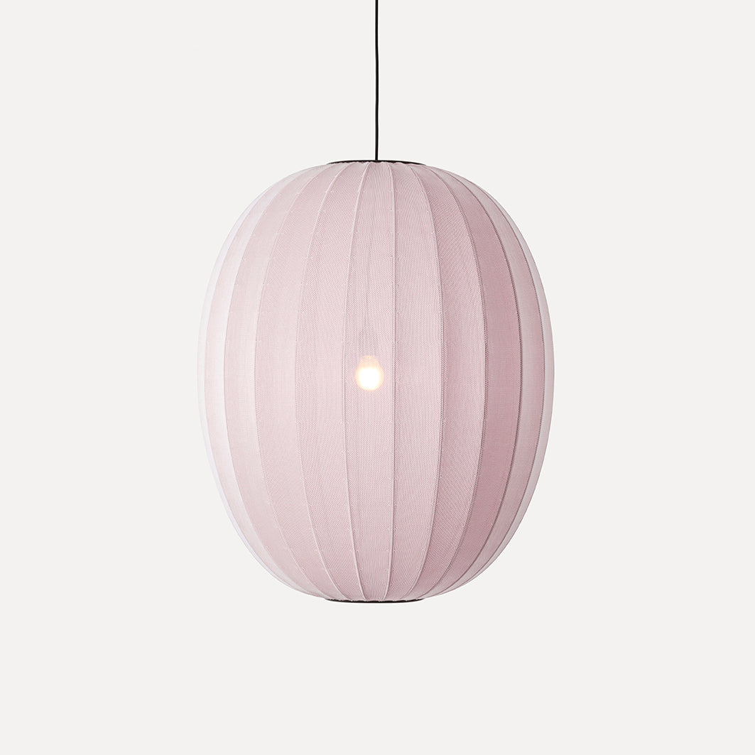 Knit-Wit 65 High Oval Pendant, Light Pink