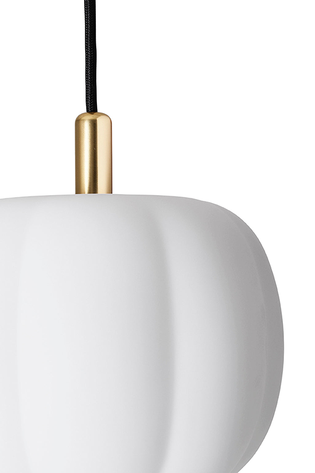 Pepo Pendant Small Ø20 Brass Top, Opal