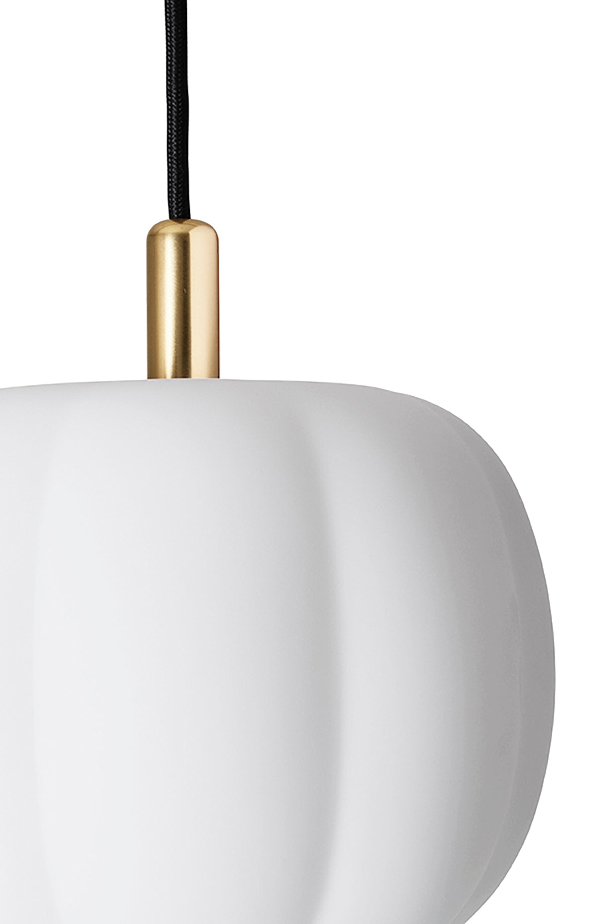 Pepo Pendant Small Ø20 Brass Top, Opal