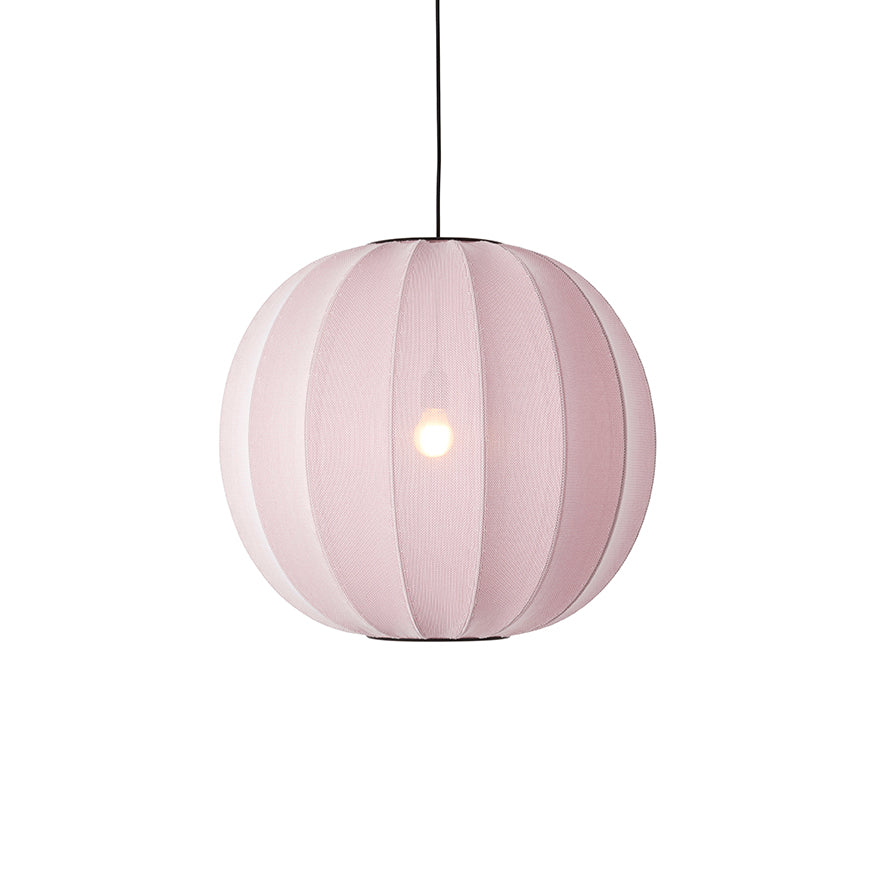Knit-Wit 60 Round Pendant, Light Pink