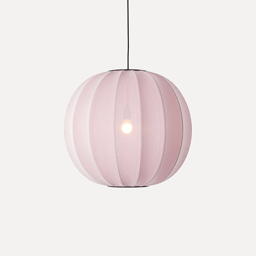 Knit-Wit 60 Round Pendant, Light Pink