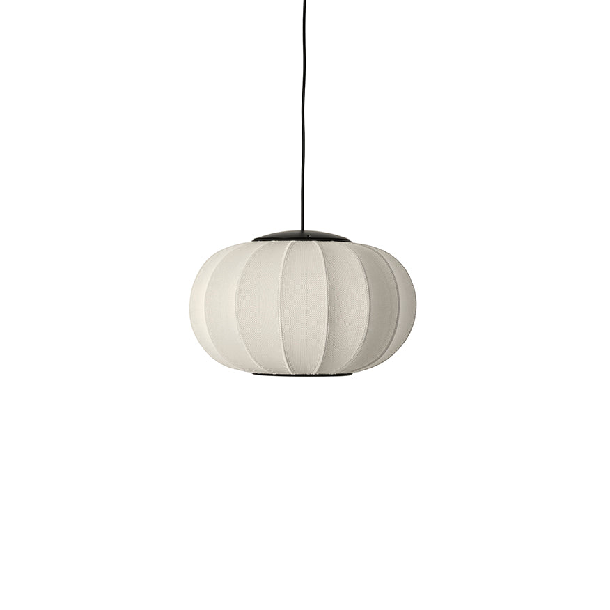 Knit-Wit 45 Oval Pendant LED, Pearl White