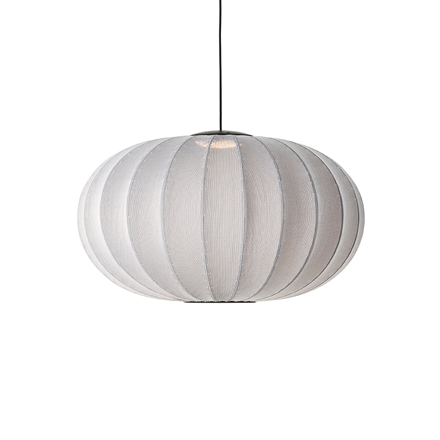 Knit-Wit 76 Oval Pendant LED, Silver