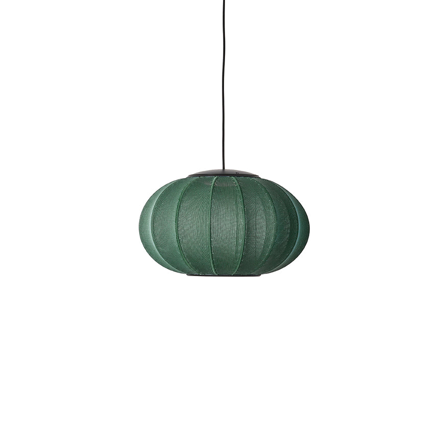 Knit-Wit 45 Oval Pendant LED, Tweed Green