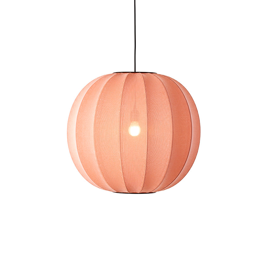 Knit-Wit 60 Round Pendant, Coral