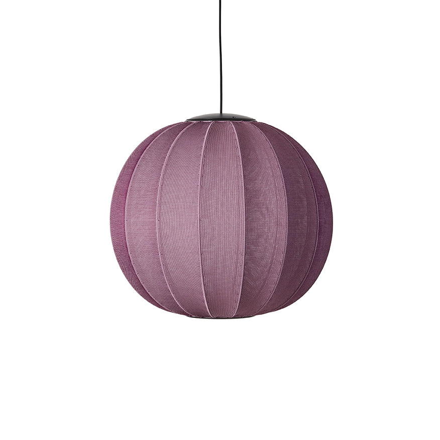 Knit-Wit 60 Round Pendant LED, Burgundy