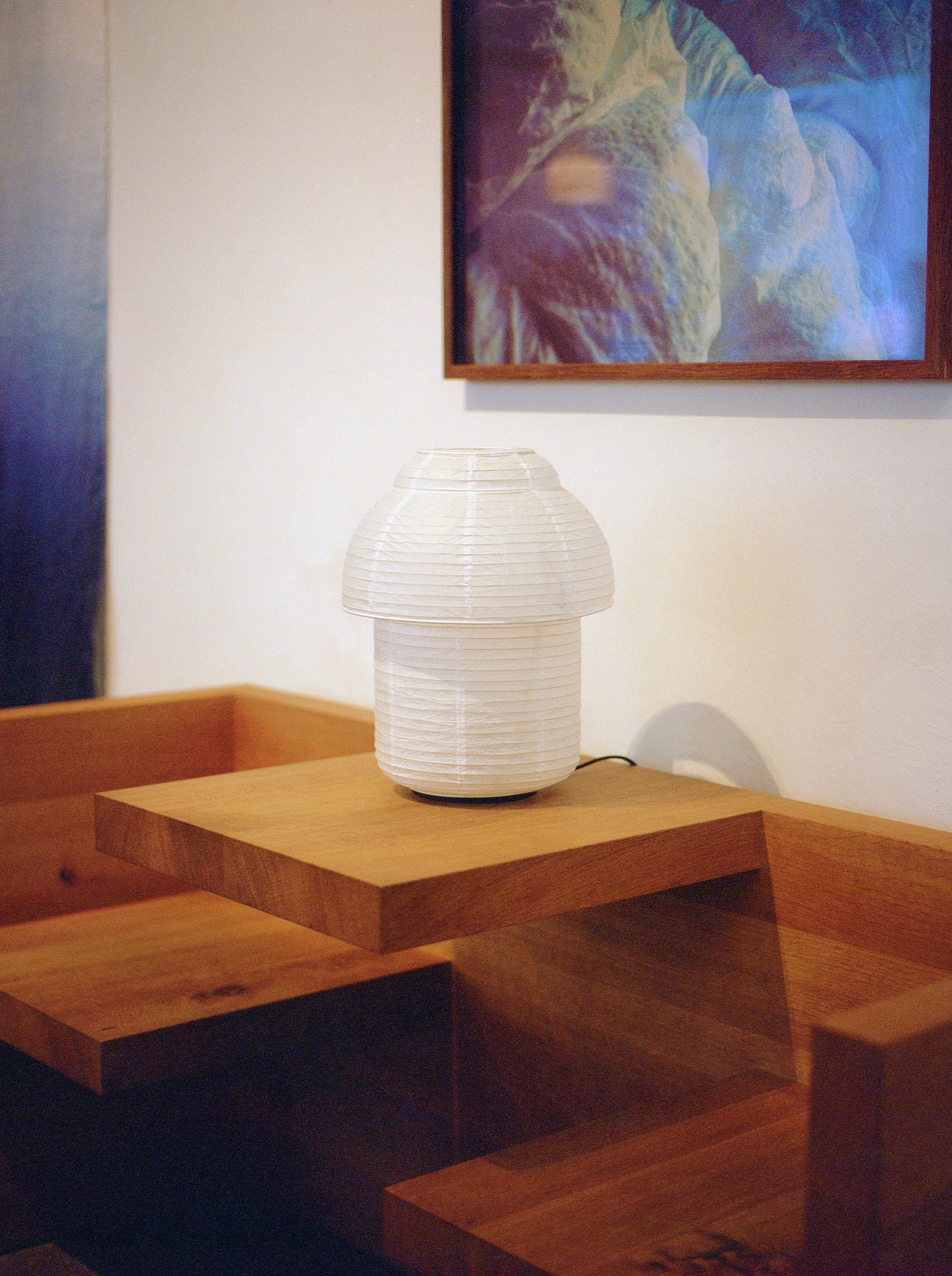 Papier Ø30 Double Table , White