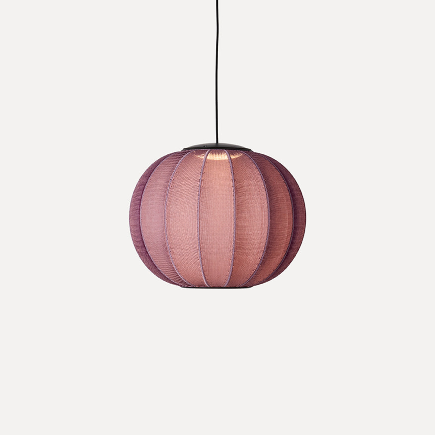 Knit-Wit 45 Round Pendant LED, Burgundy