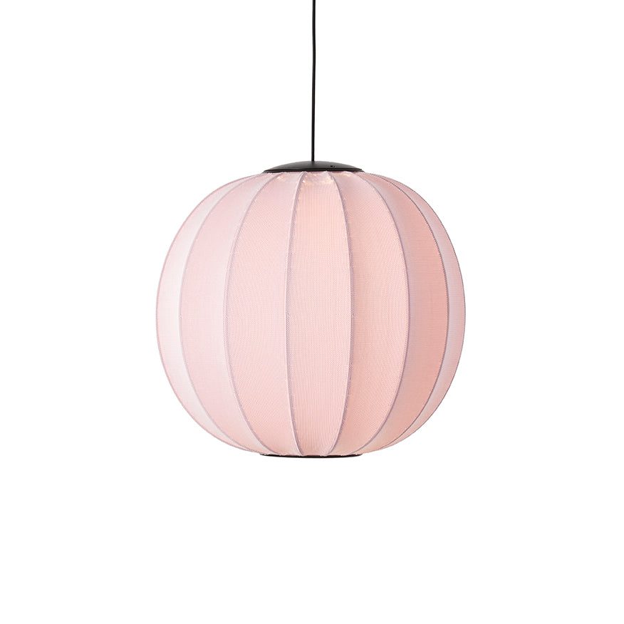 Knit-Wit 60 Round Pendant LED, Light Pink