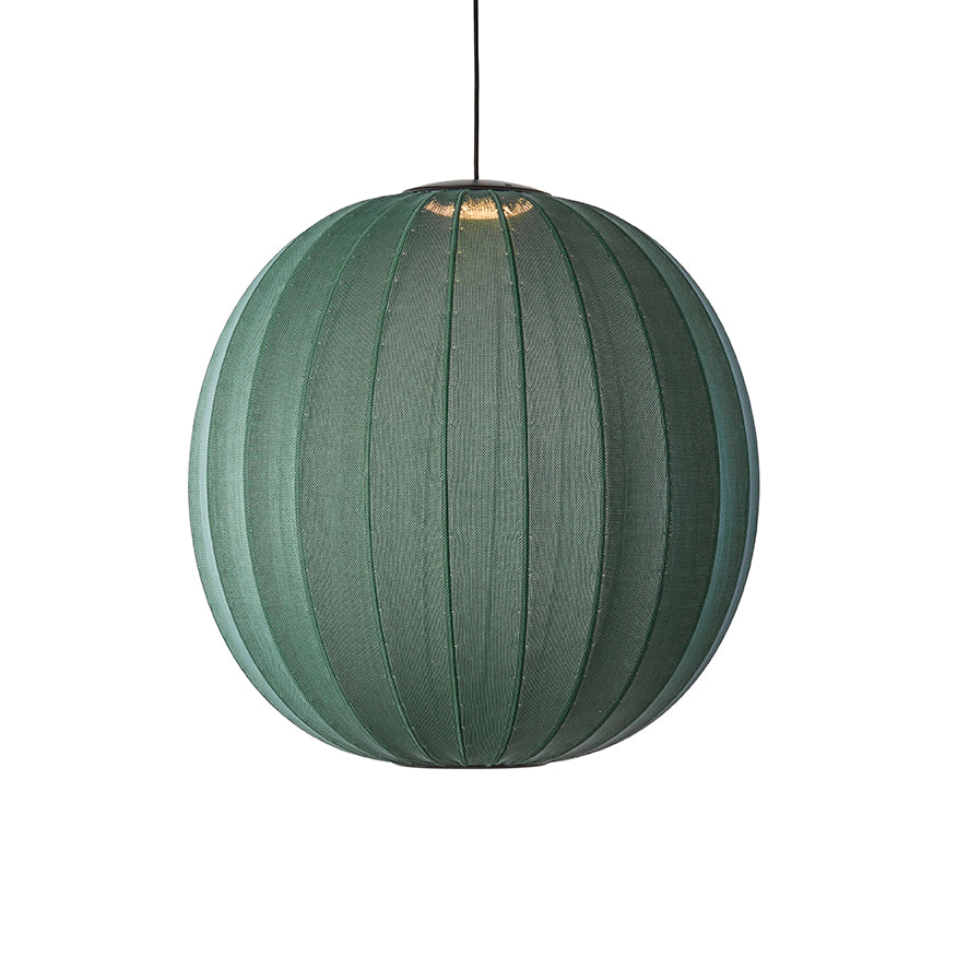 Knit-Wit 75 Round Pendant LED, Tweed Green