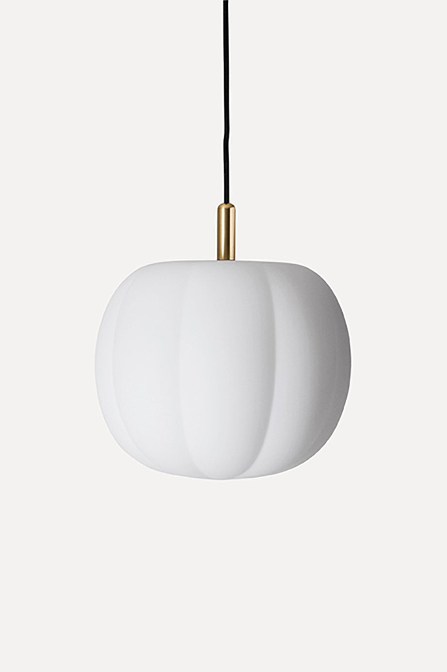 Pepo Pendant Medium Ø30 Brass Top, Opal