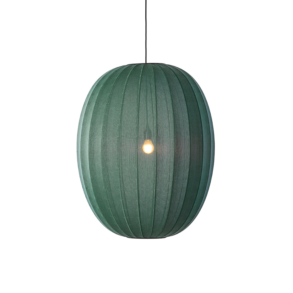 Knit-Wit 65 High Oval Ceiling, Tweed Green