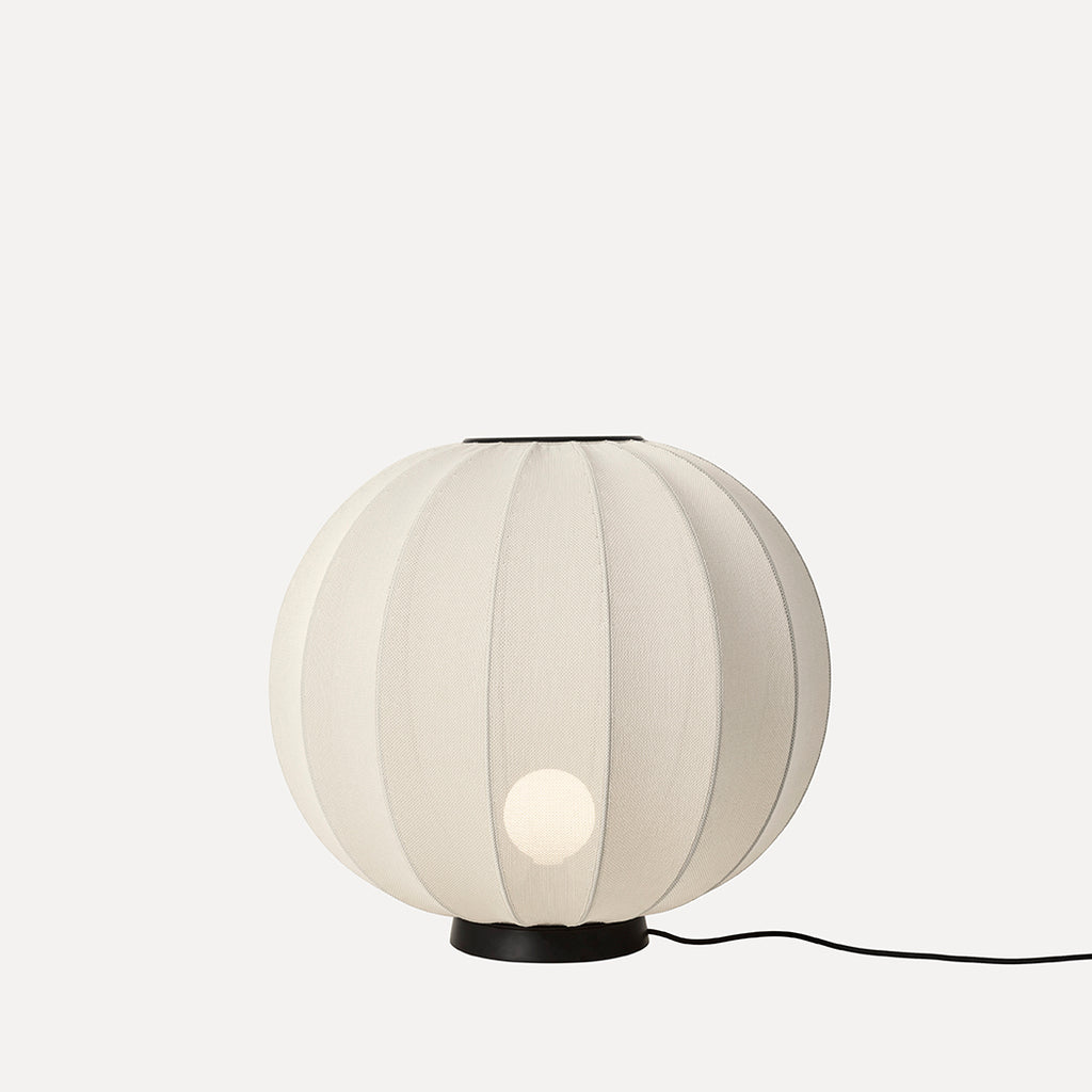 Knit-Wit 60 Round Floor Level, Pearl White