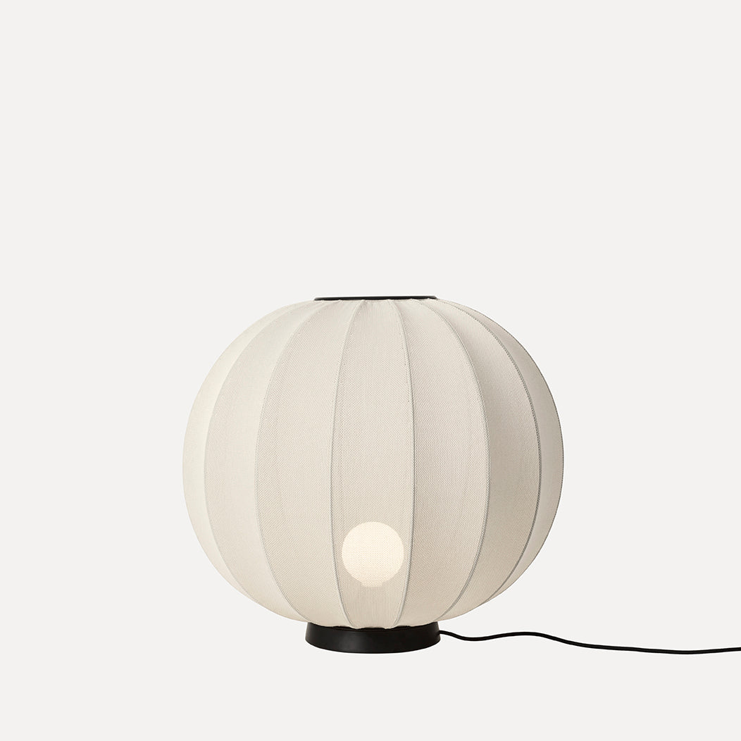 Knit-Wit 60 Round Floor Level, Pearl White