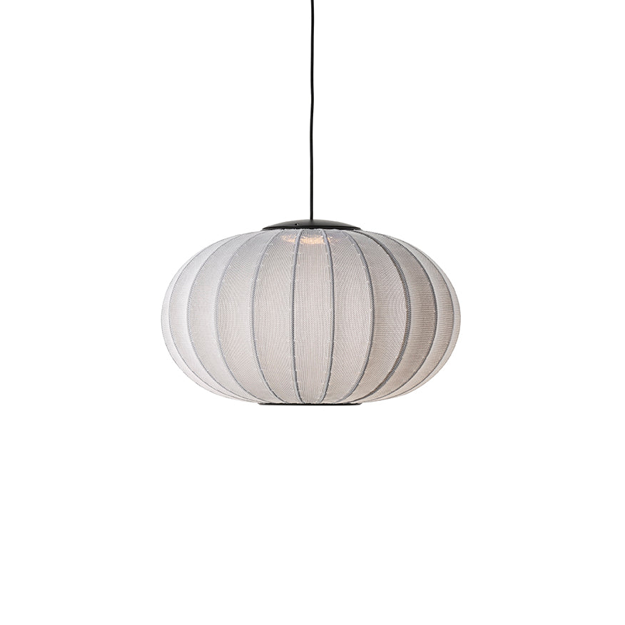 Knit-Wit 57 Oval Pendant LED, Silver