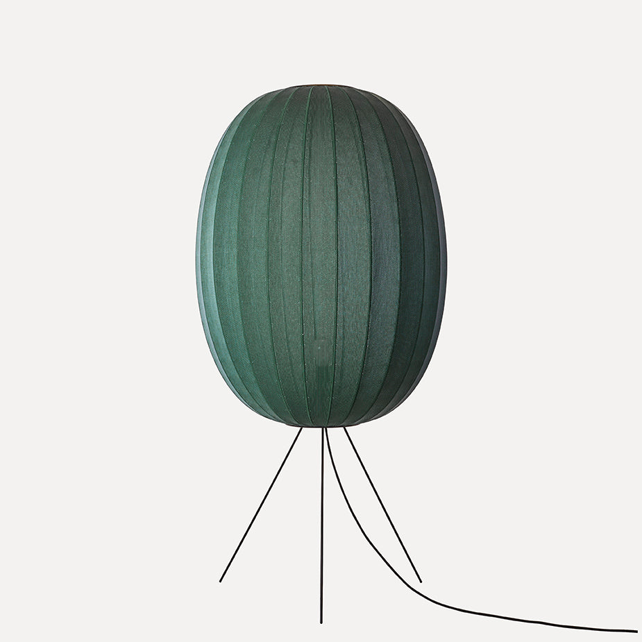 Knit-Wit 65 High Oval Floor Medium, Tweed Green