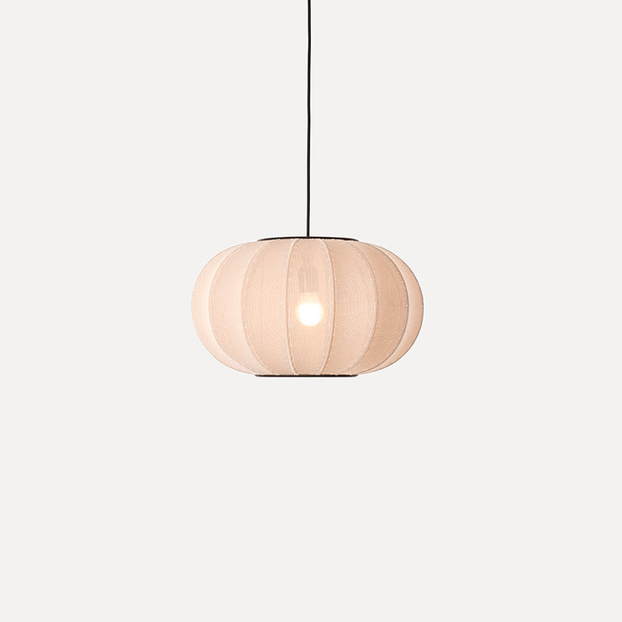 Knit-Wit 45 Oval Pendant, Sand Stone