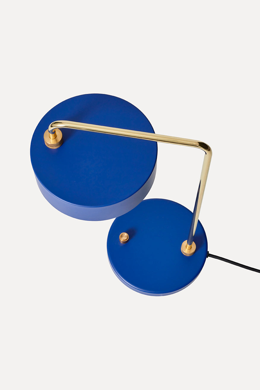 Petite Machine Table Lamp, Royal Blue